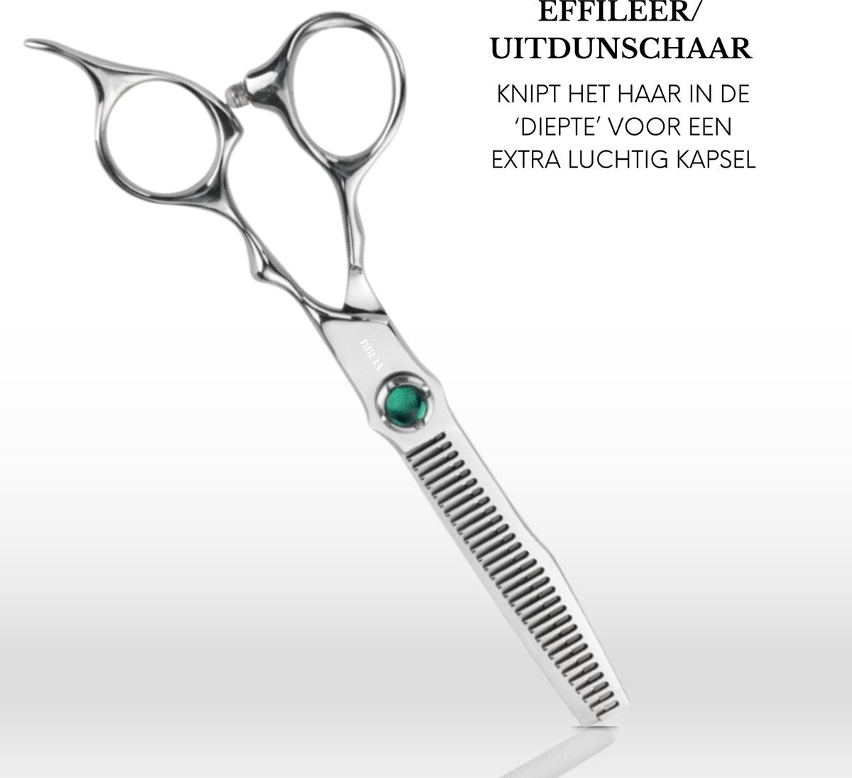 Professionele 6" Kappersschaar Set Zilver