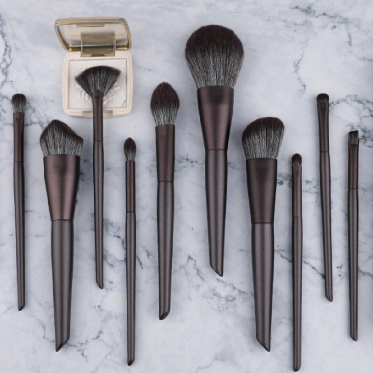 10 delige Make Up Borstels