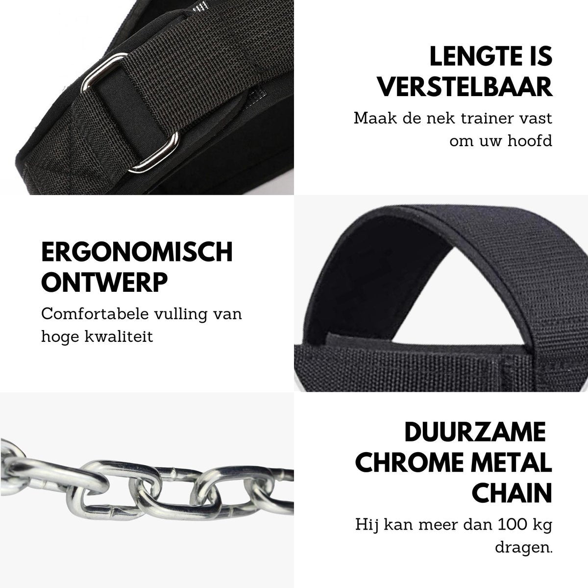 Nek Trainer Zwart