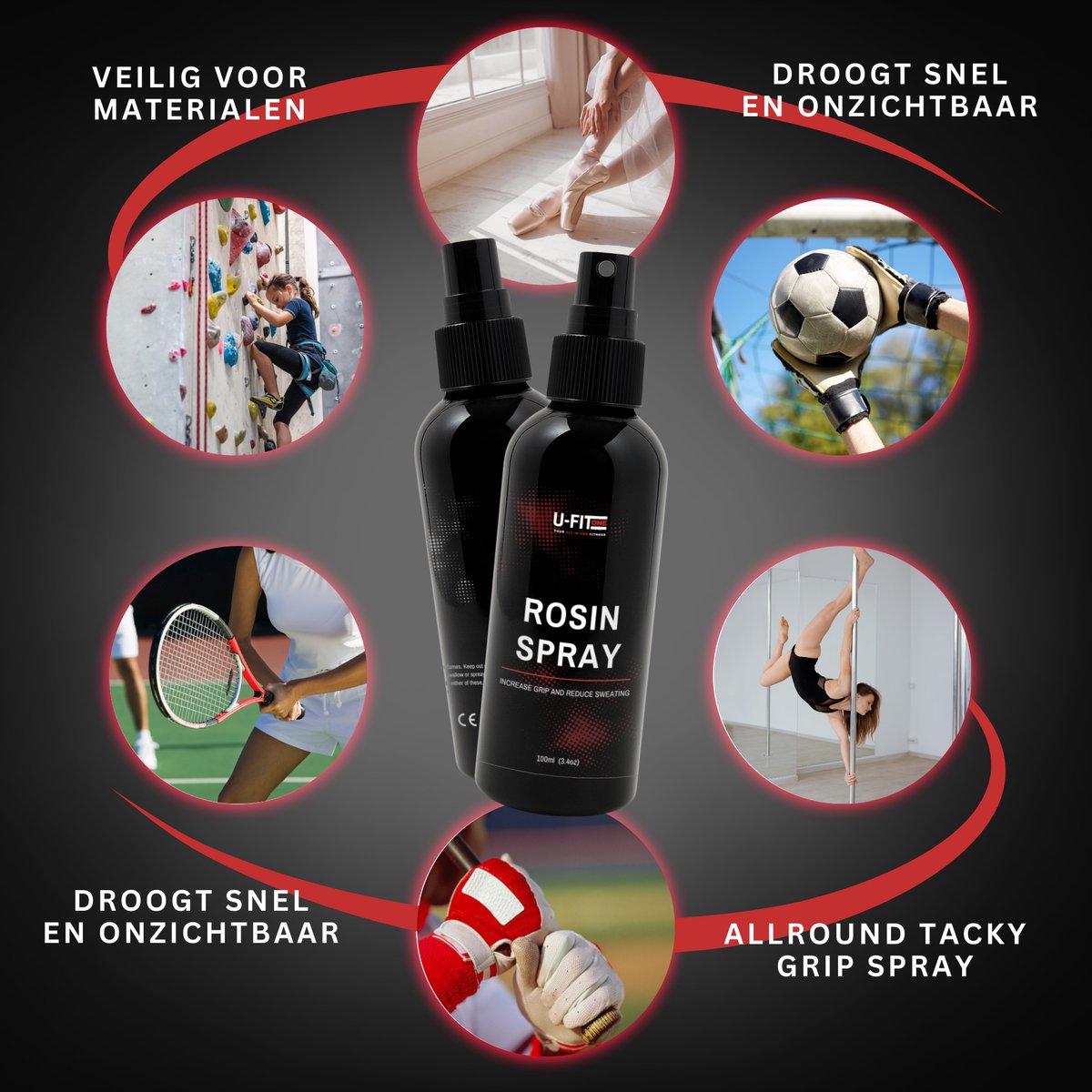 Rosin Vloeibare Grip Spray 100ml