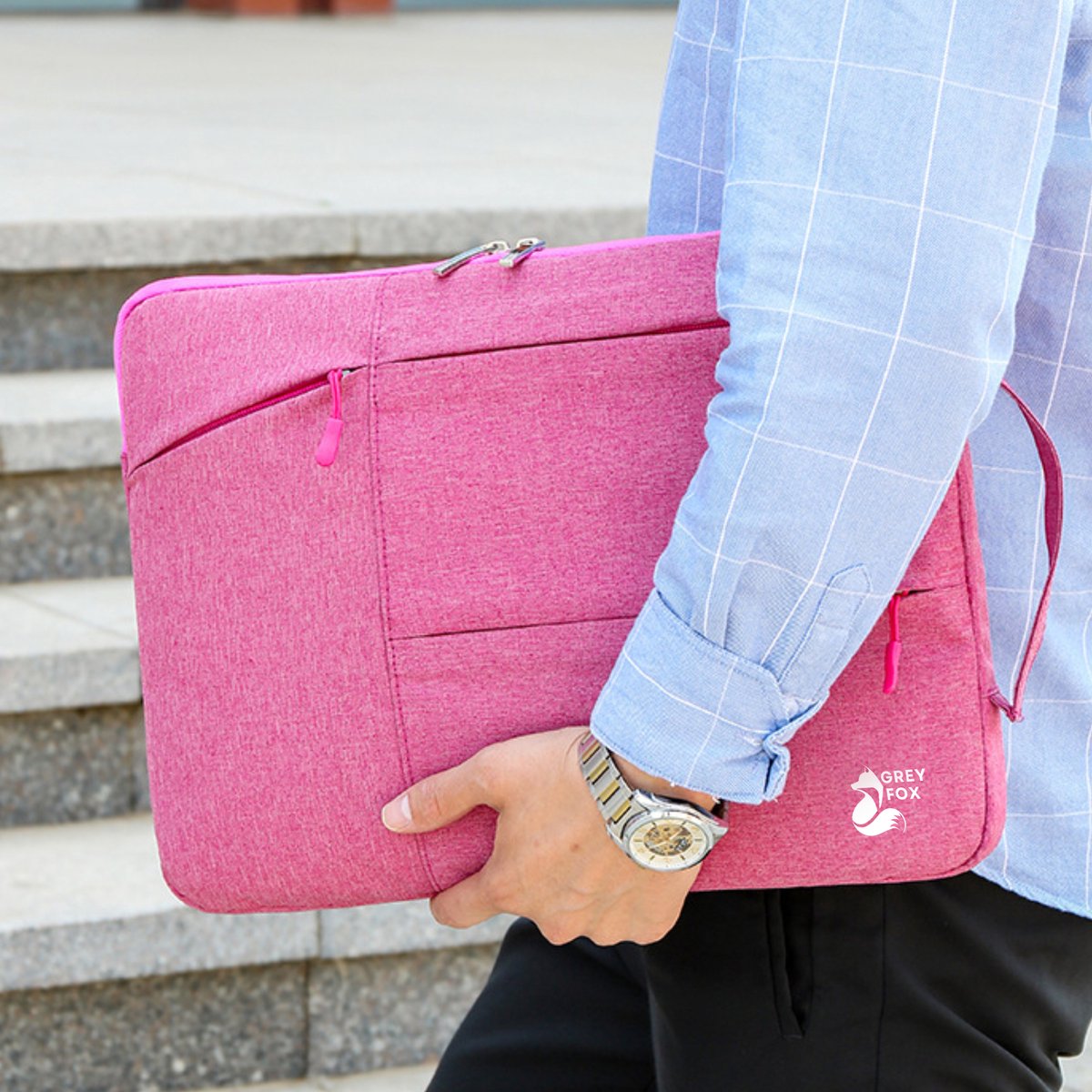 Laptophoes Basic 13inch Roze