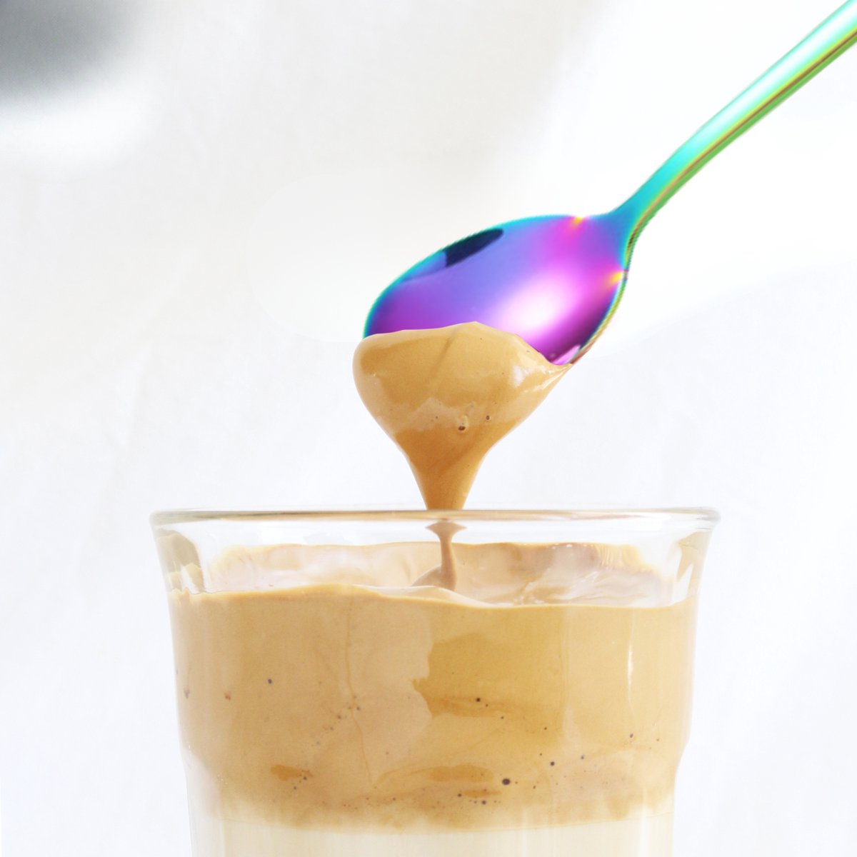 Macchiato Lepels 20cm Rainbow 6 Stuks