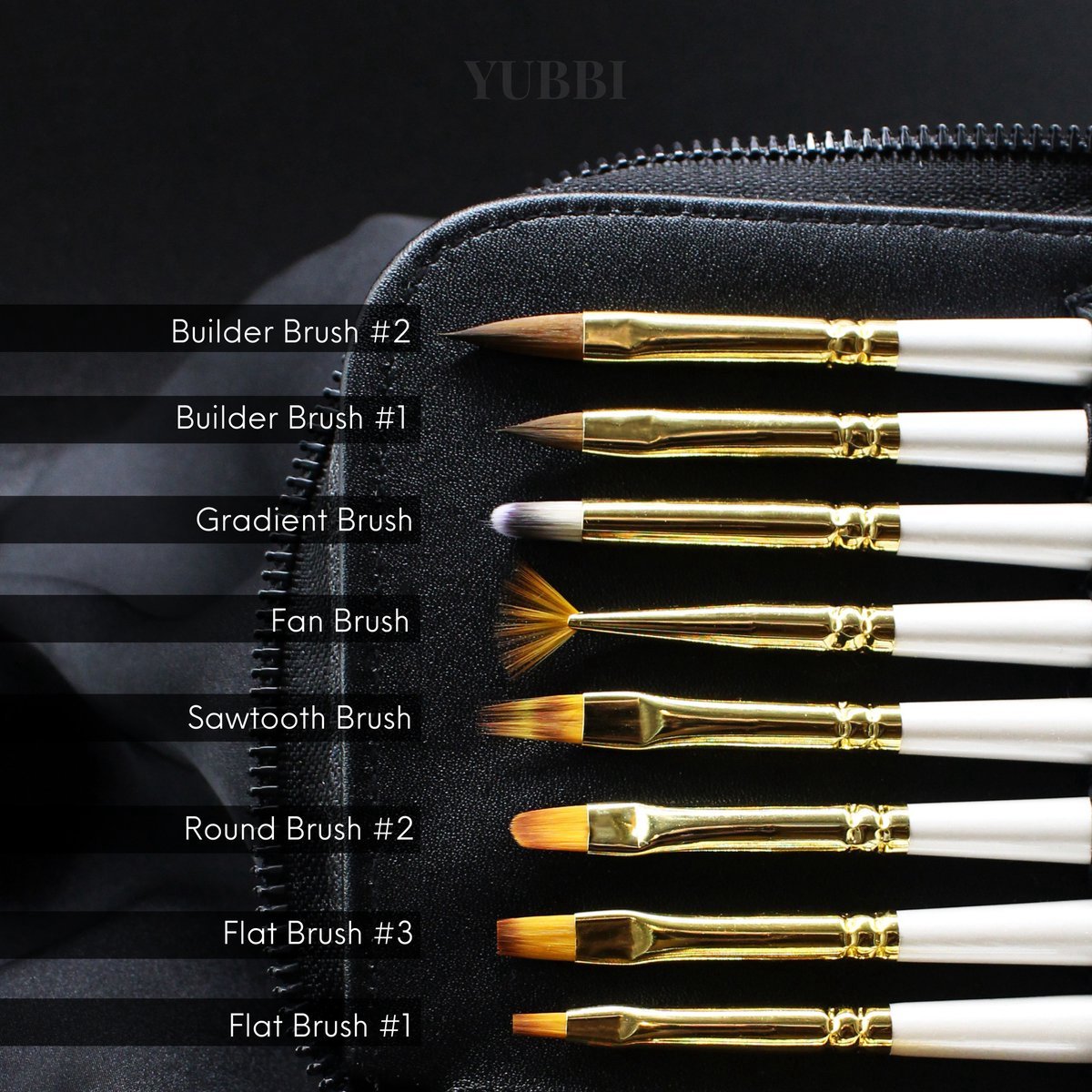 16 delige Nail Art Penselen Set