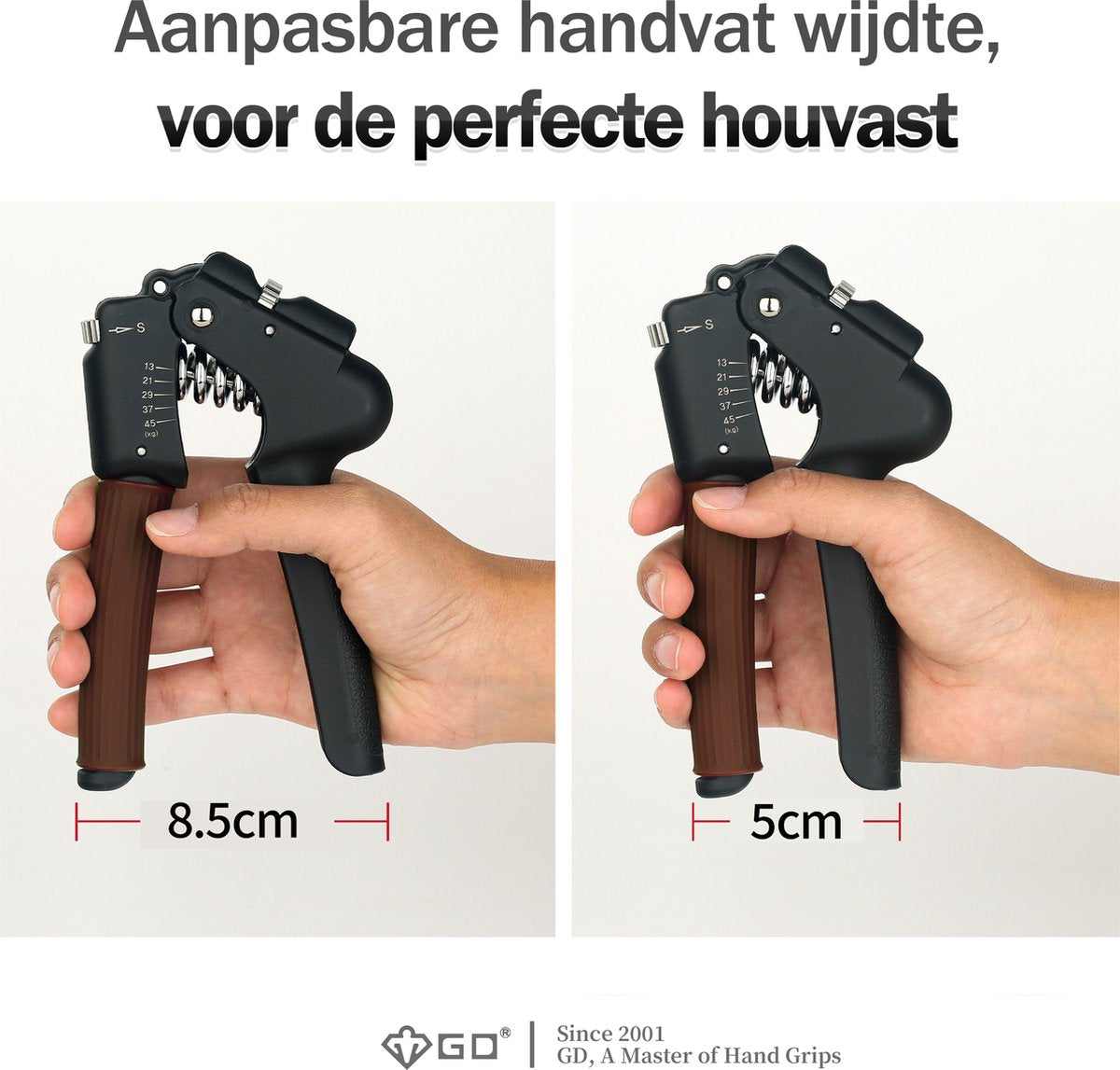 Grip Pro Handtrainer 13KG tot 45KG Verstelbaar