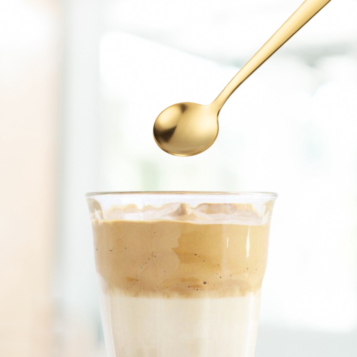 Koffielepels 13cm Goud 12 Stuks