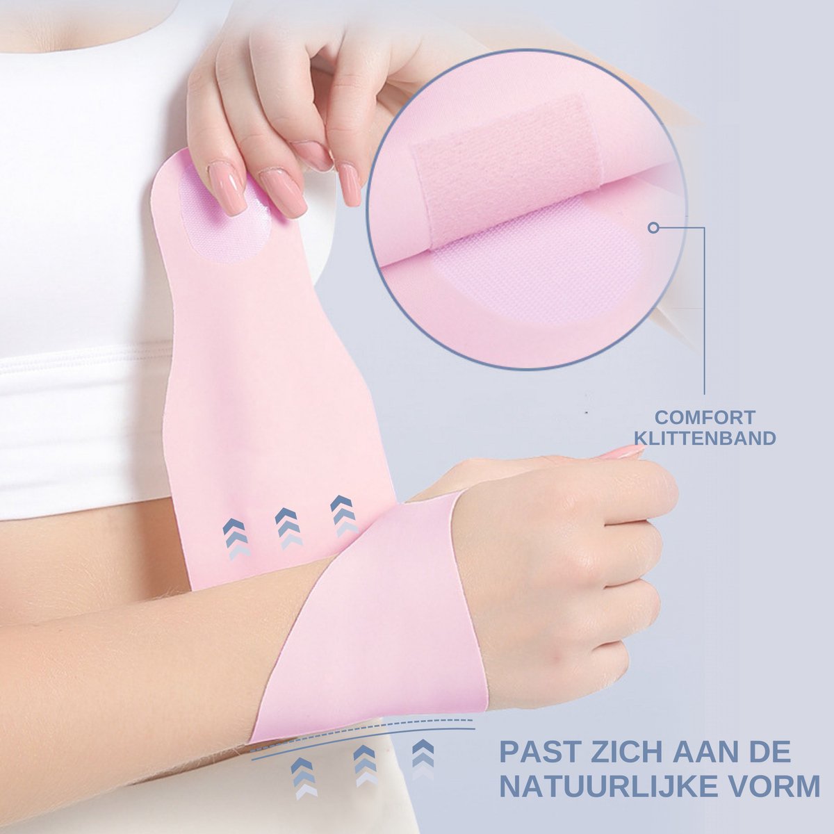 Wrist Wraps 1 Paar Roze