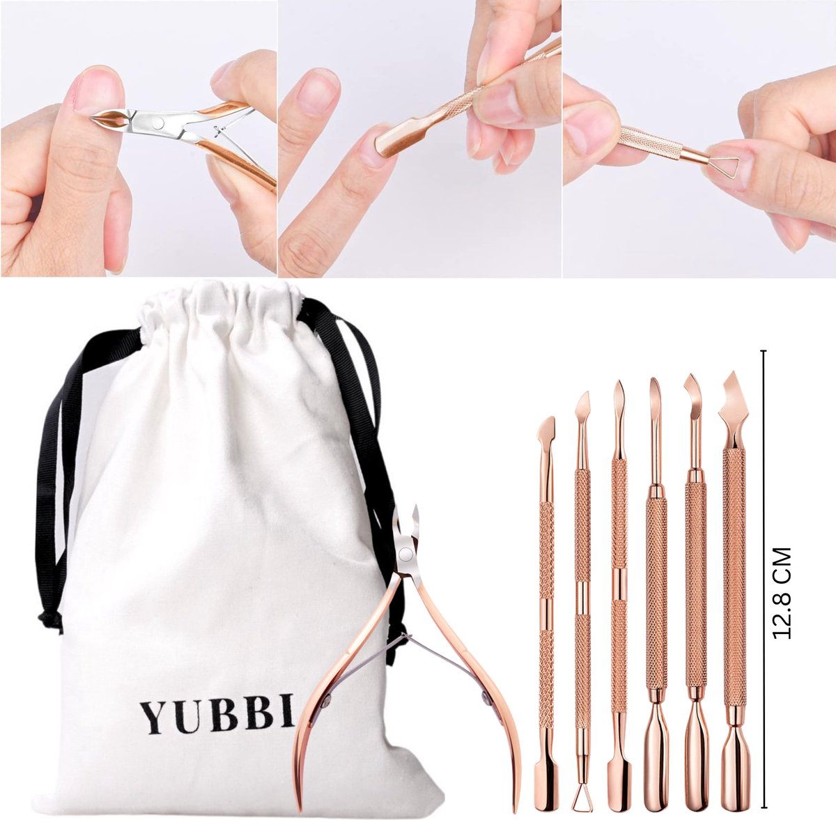 Professionele RVS Nagel Tool Set