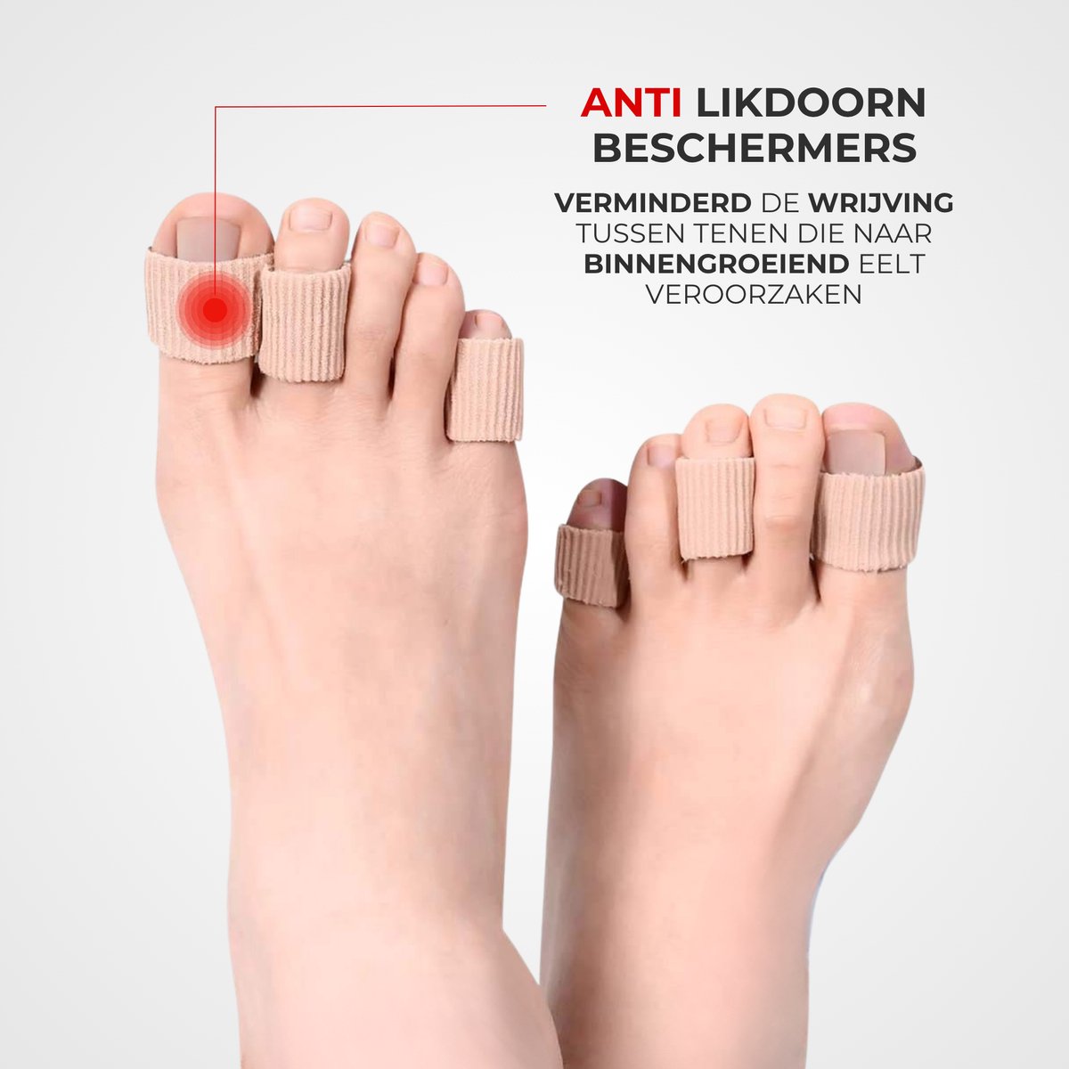 Teen en Vinger Likdoorn Beschermers 10 Stuks