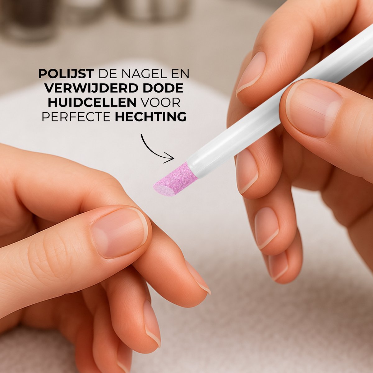 Nagelriem Verwijderaar 10 Stuks Wit