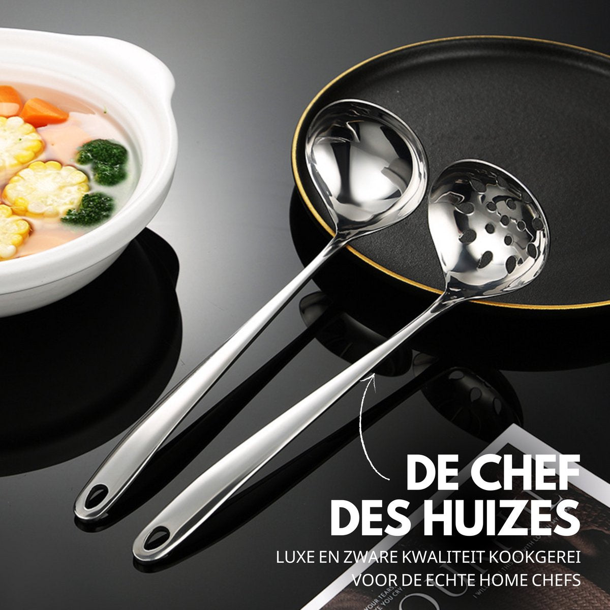 Soeplepel Set 27cm - Ø7.5cm