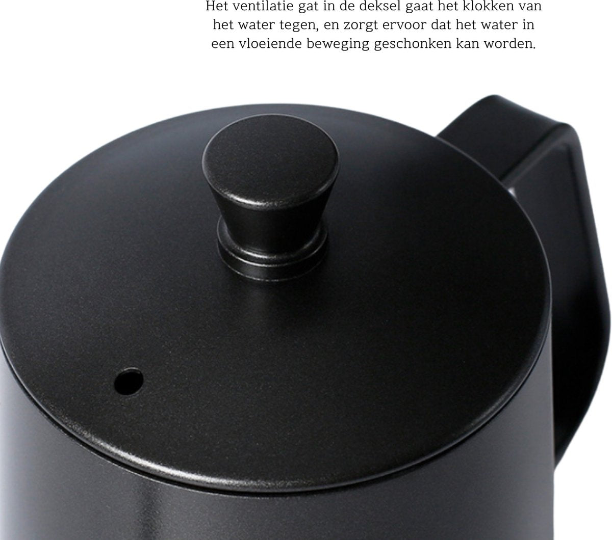 Slow Coffee Ketel 600ml Zwart