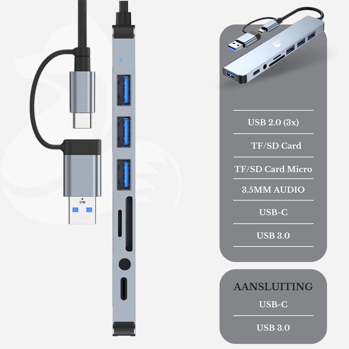 8-in-1 USB Hub