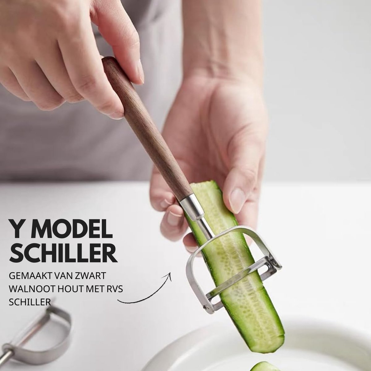 Dunschiller Set Walnoot Hout