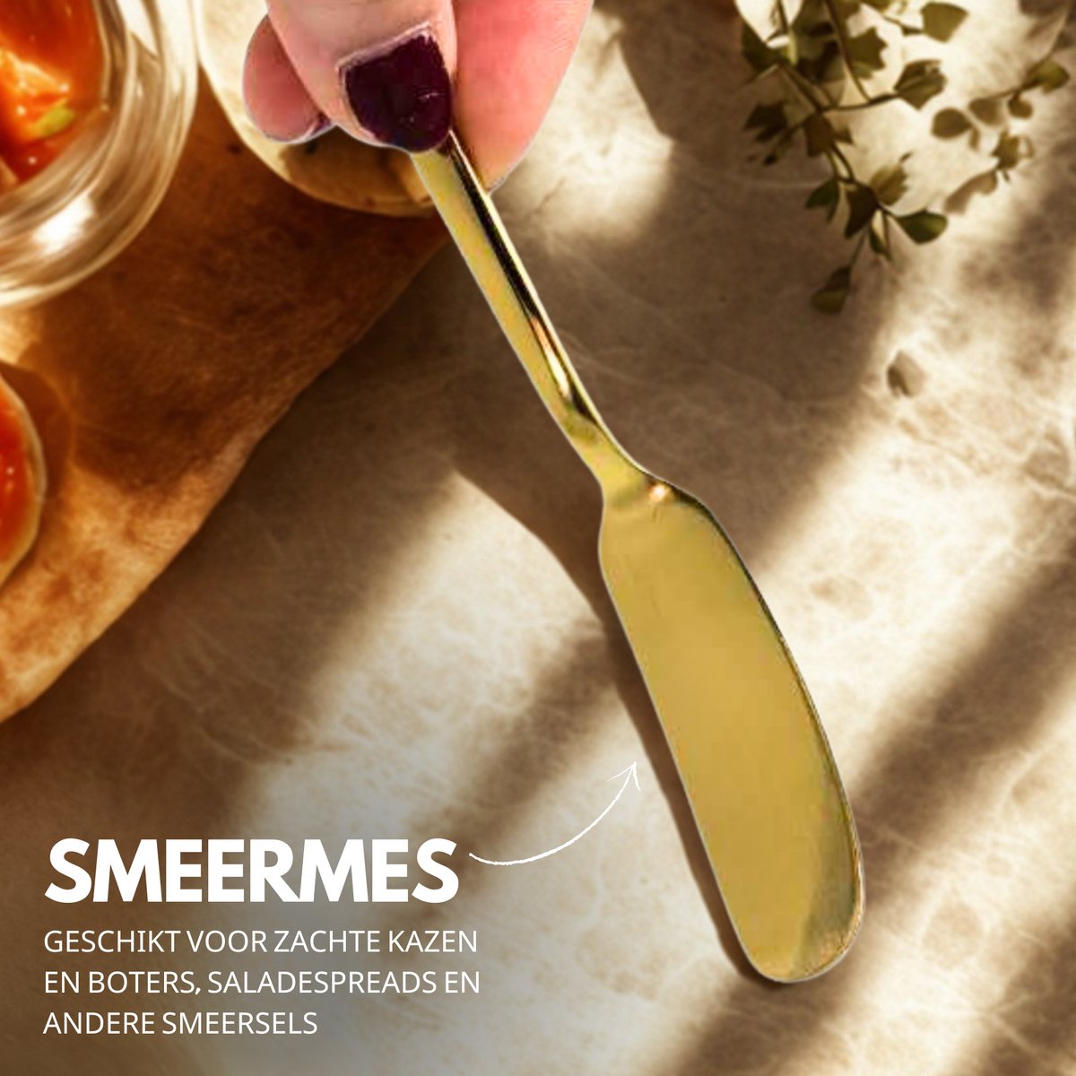 14 Delige Mini Serveerset Goud