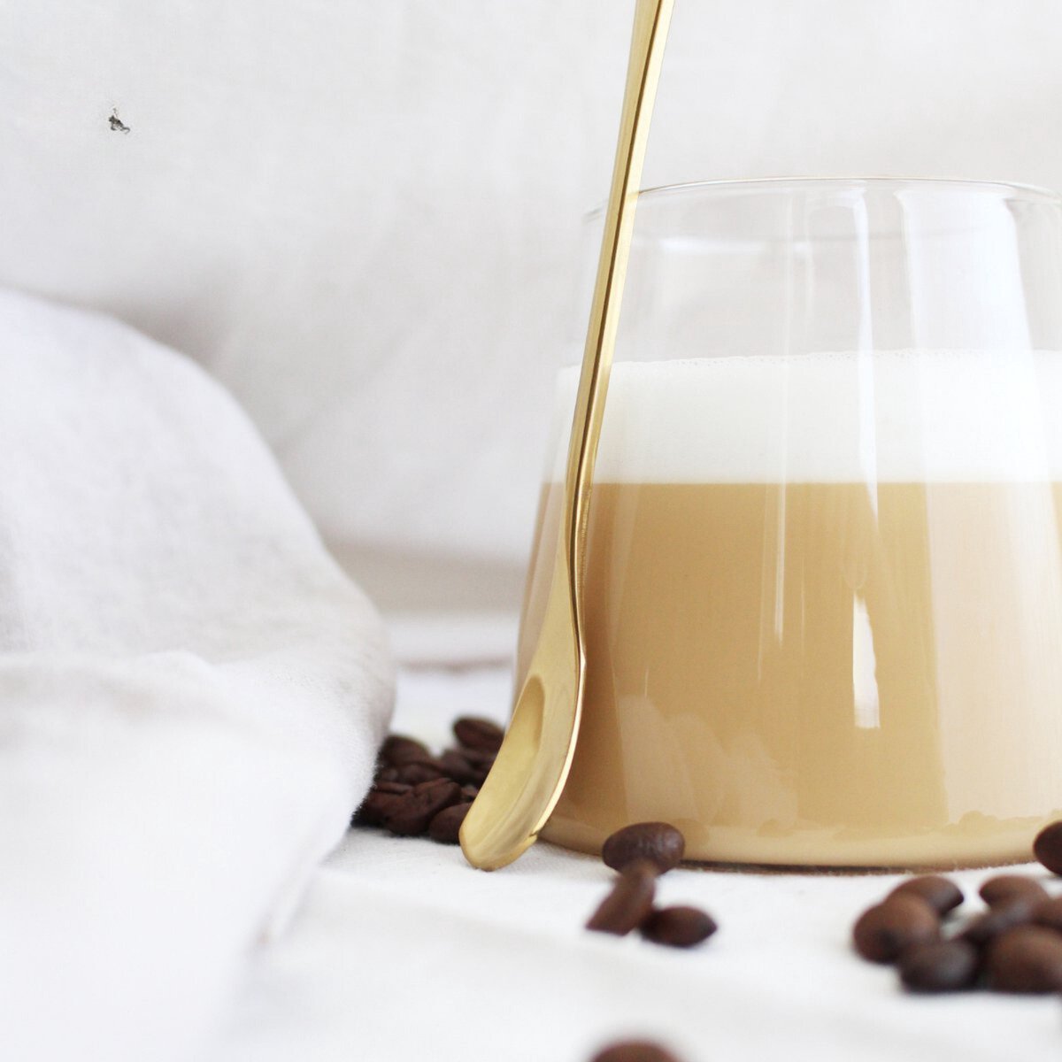 Dun Longdrinklepels 17cm Goud 6 Stuks