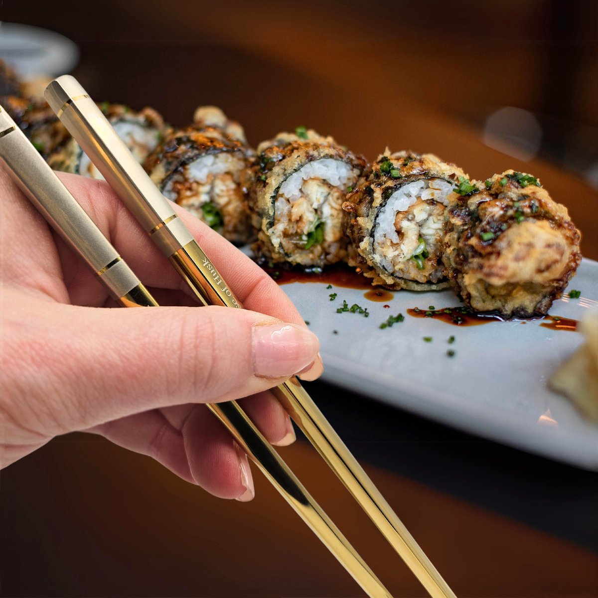 Chopstick Set Lux Goud