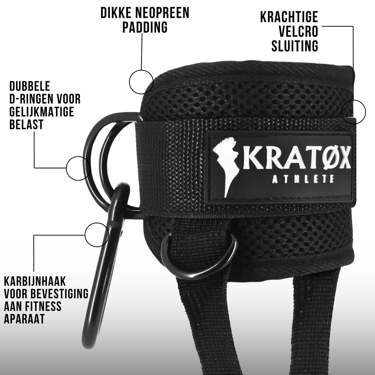 Kickback Ankle Straps met Karbijn