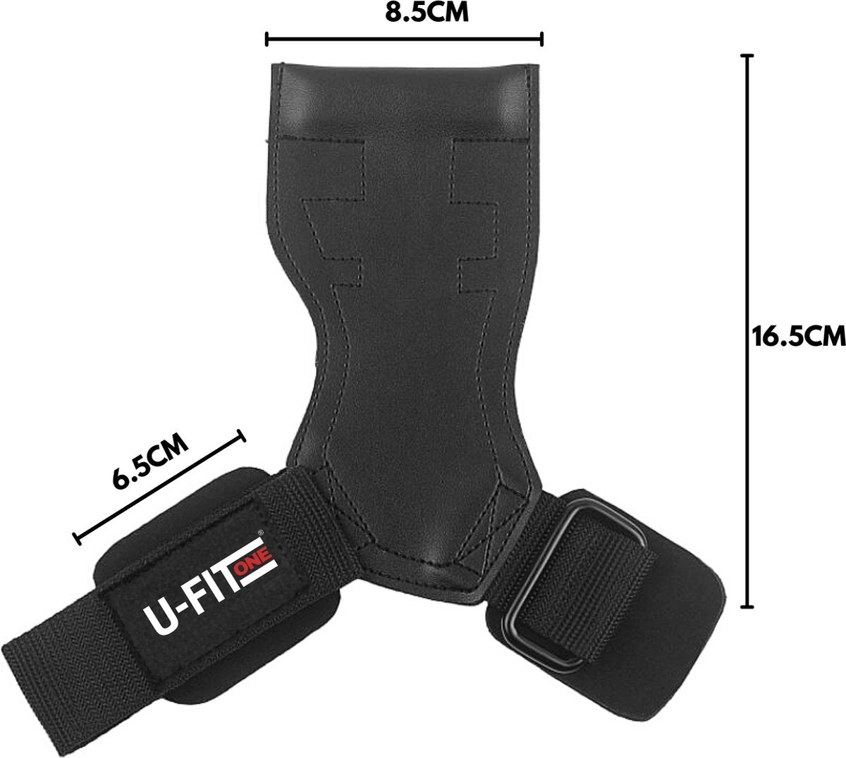 Lifting Straps PU Zwart