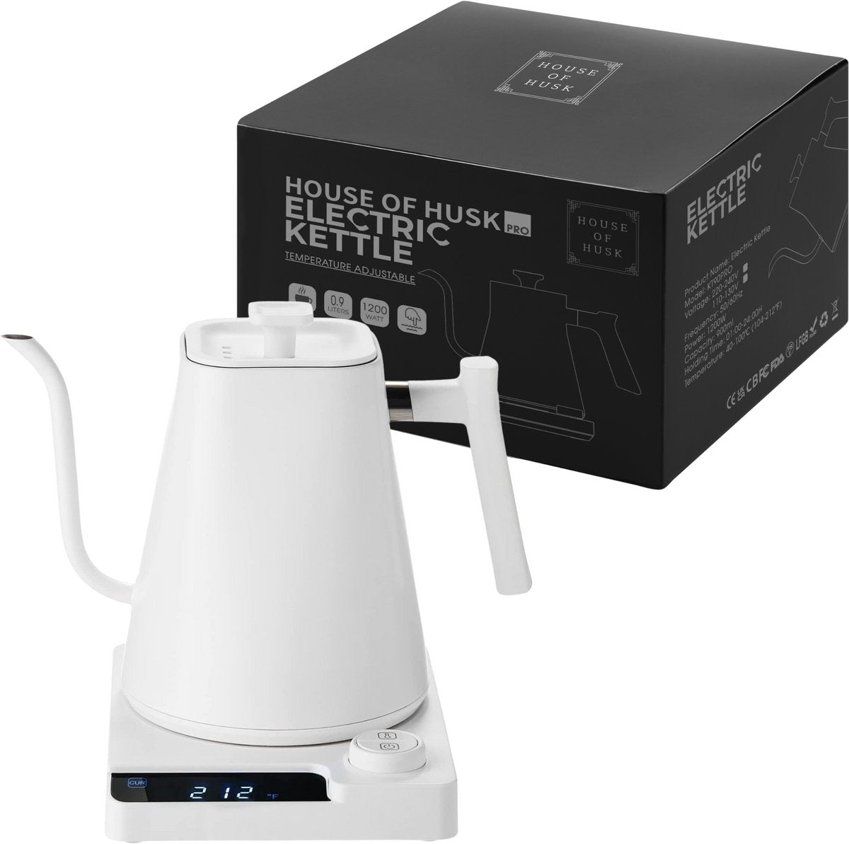 Gooseneck Waterkoker Wit