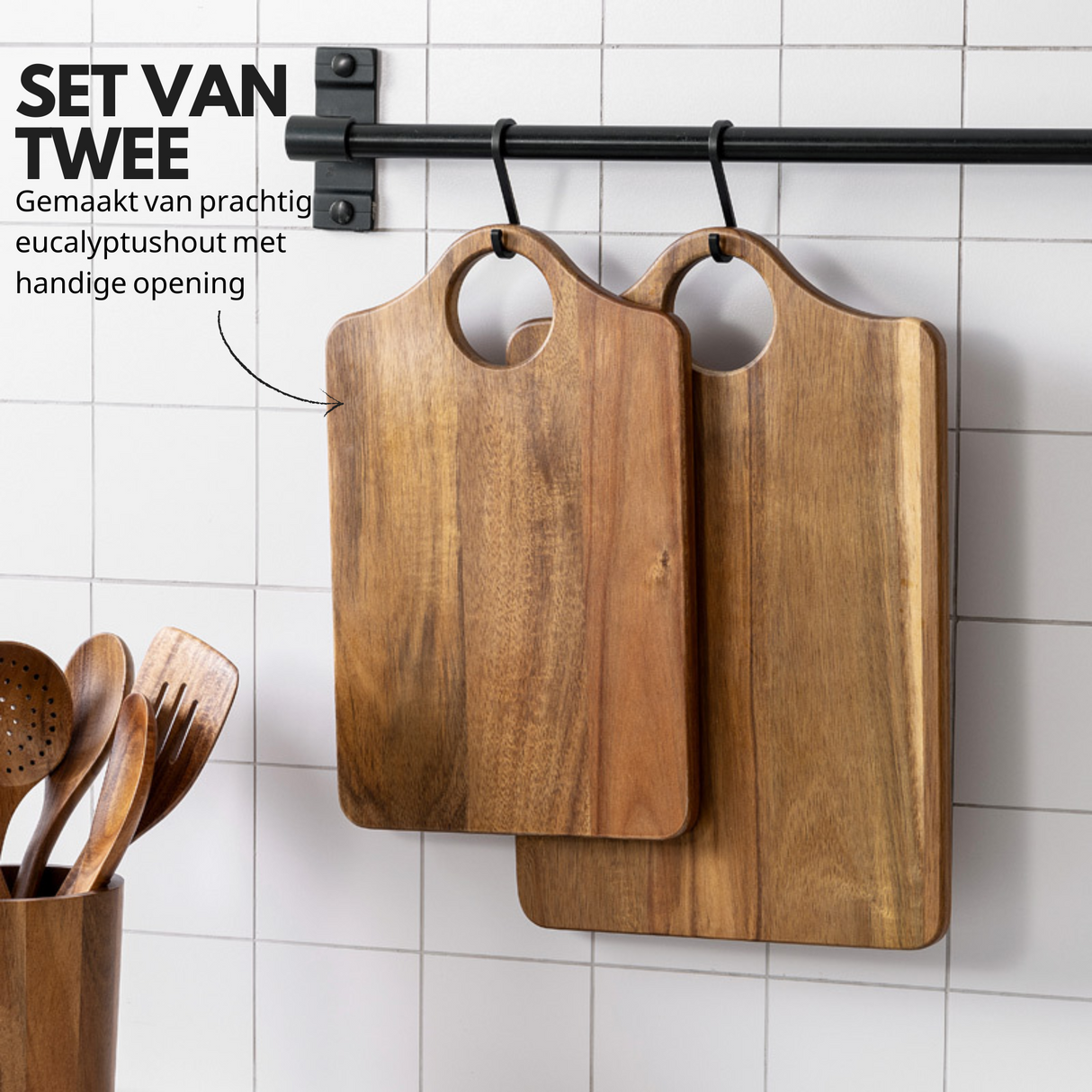 Serveerplanken Eucalyptushout