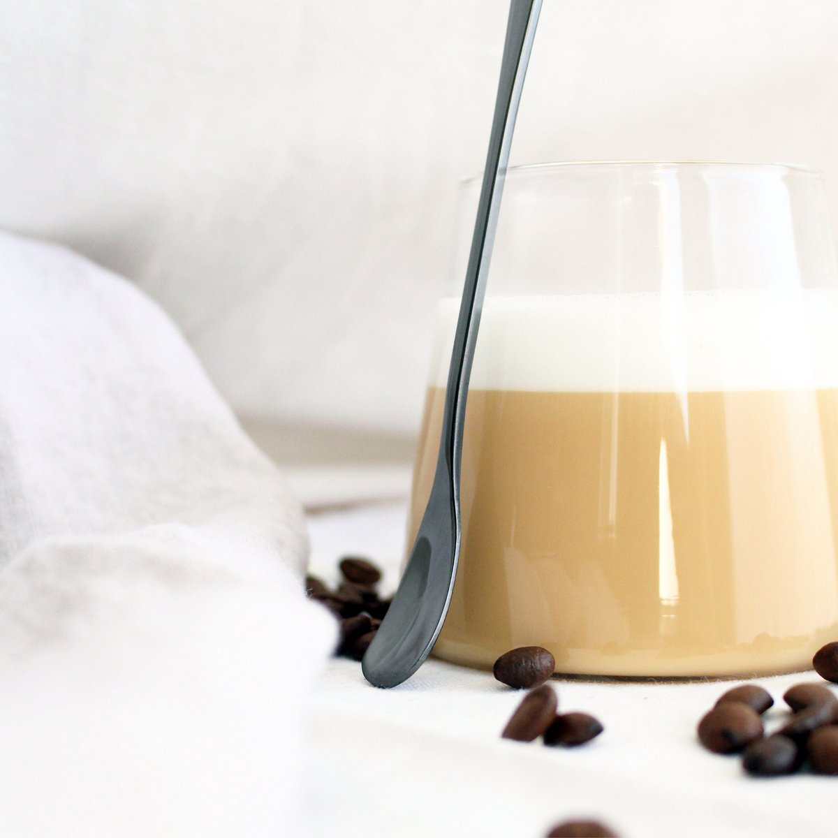 Dun Longdrinklepels 17cm Zwart 6 Stuks