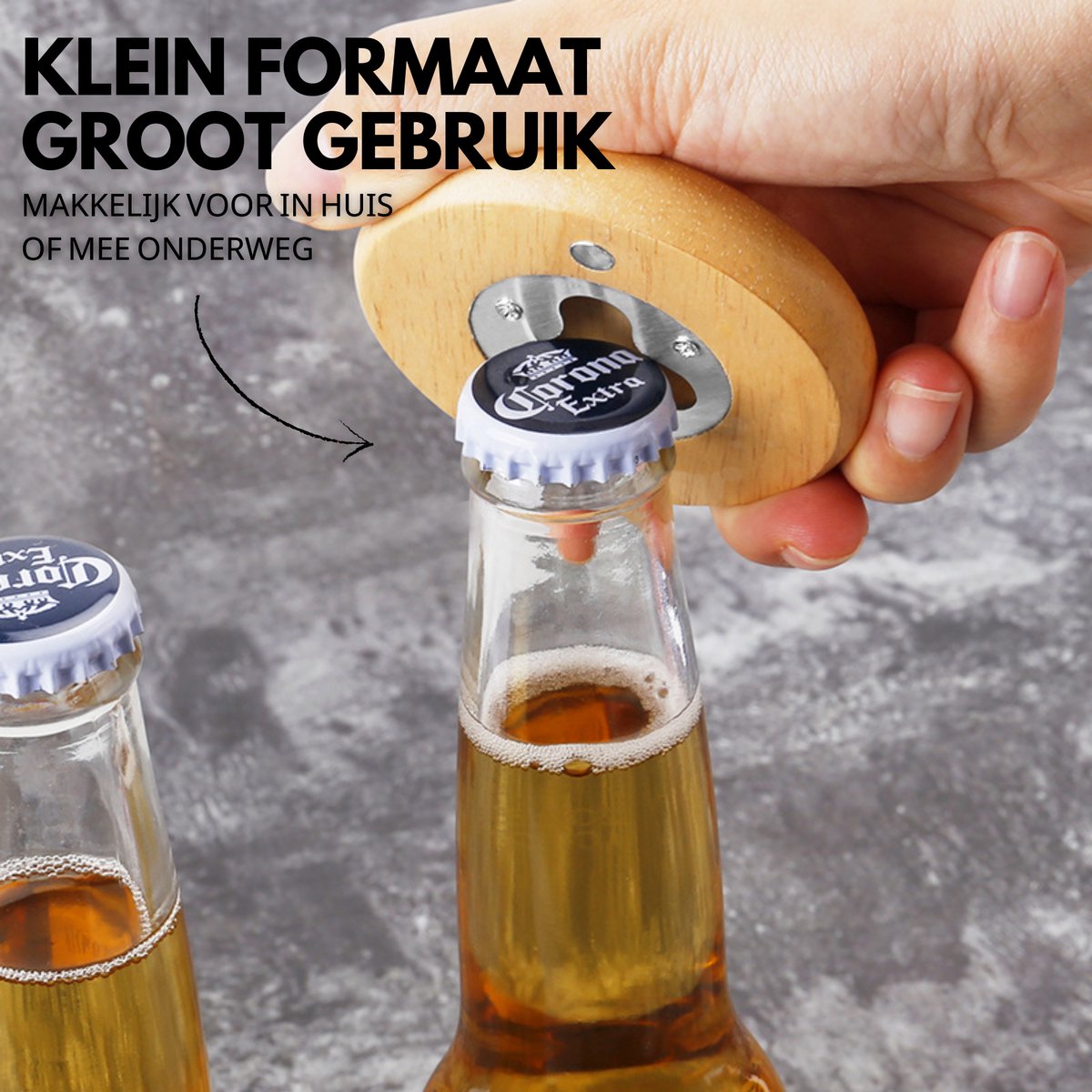 Magneet Flessenopener 4 Stuks