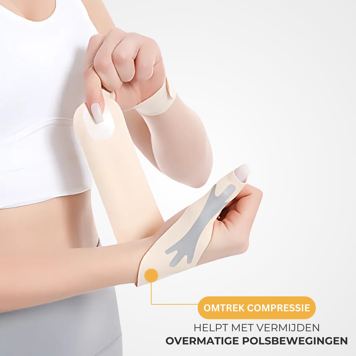 Duimbrace Dun 1 Paar Beige