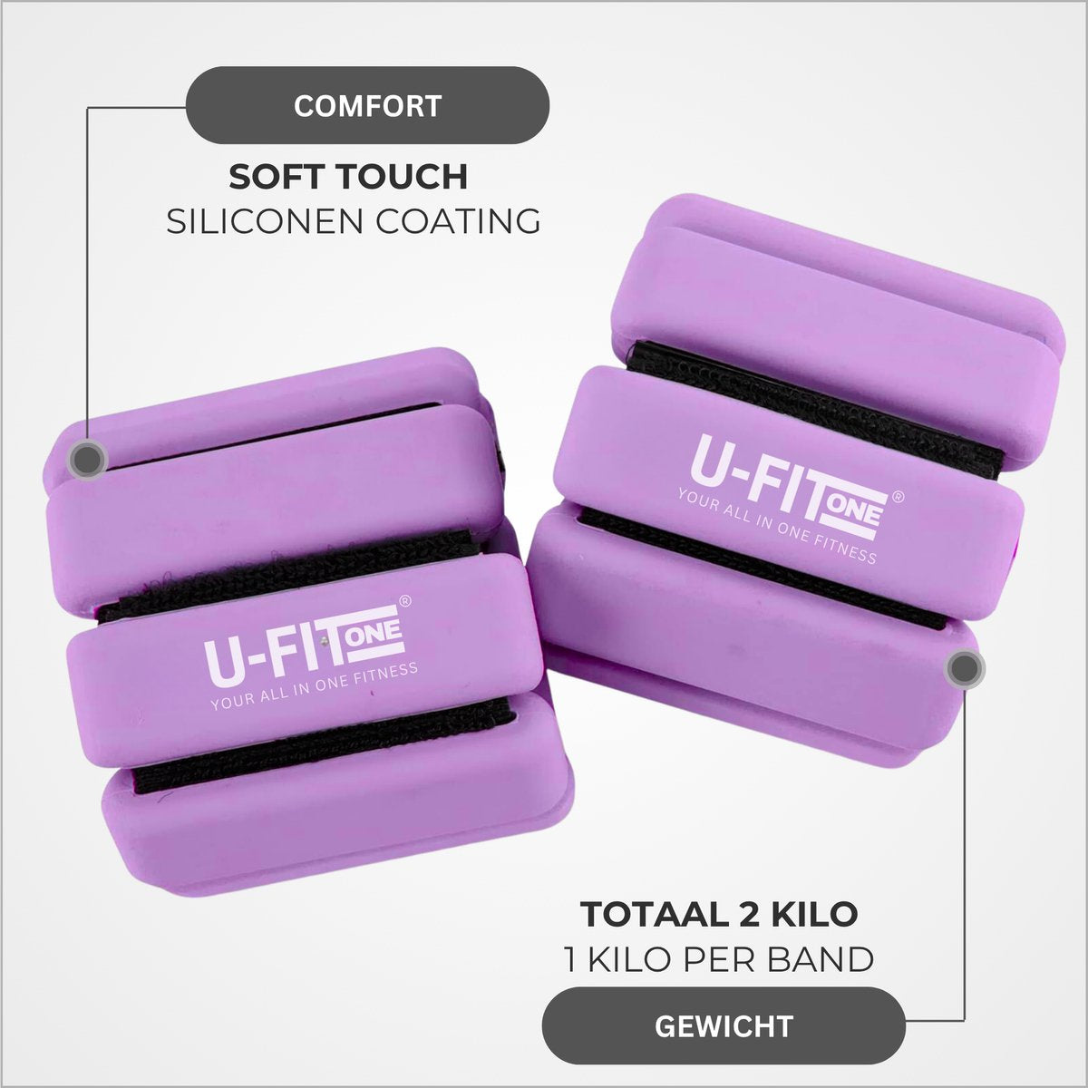 Enkel-Polsgewichten 1KG x 2 Stuks