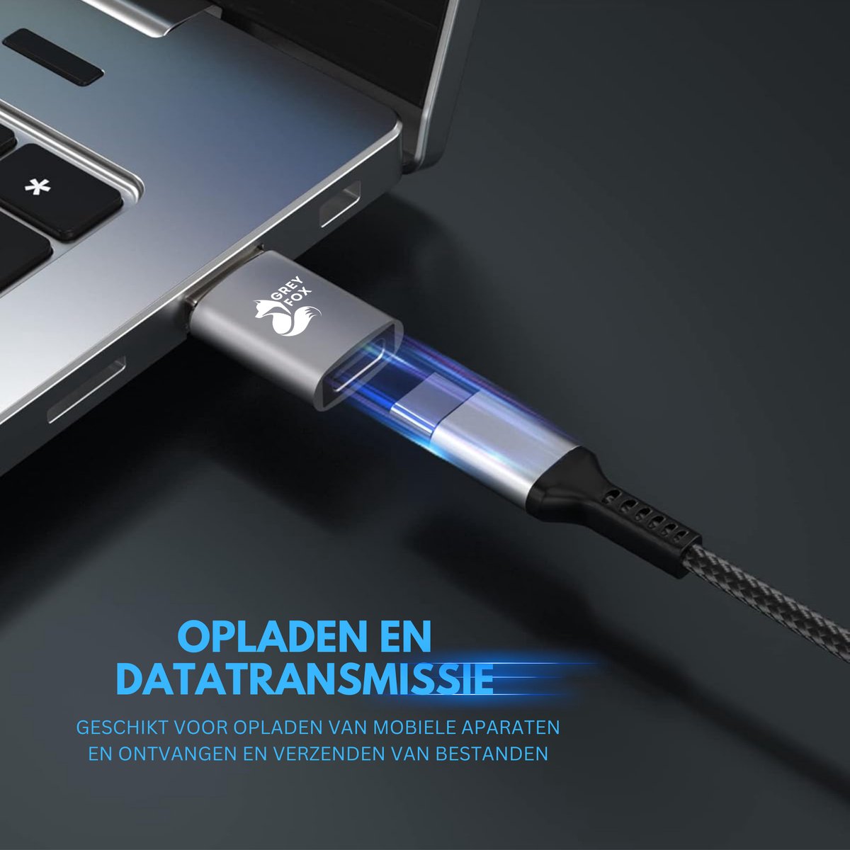 USB-A 3.2 naar USB-C Converter 4 Stuks