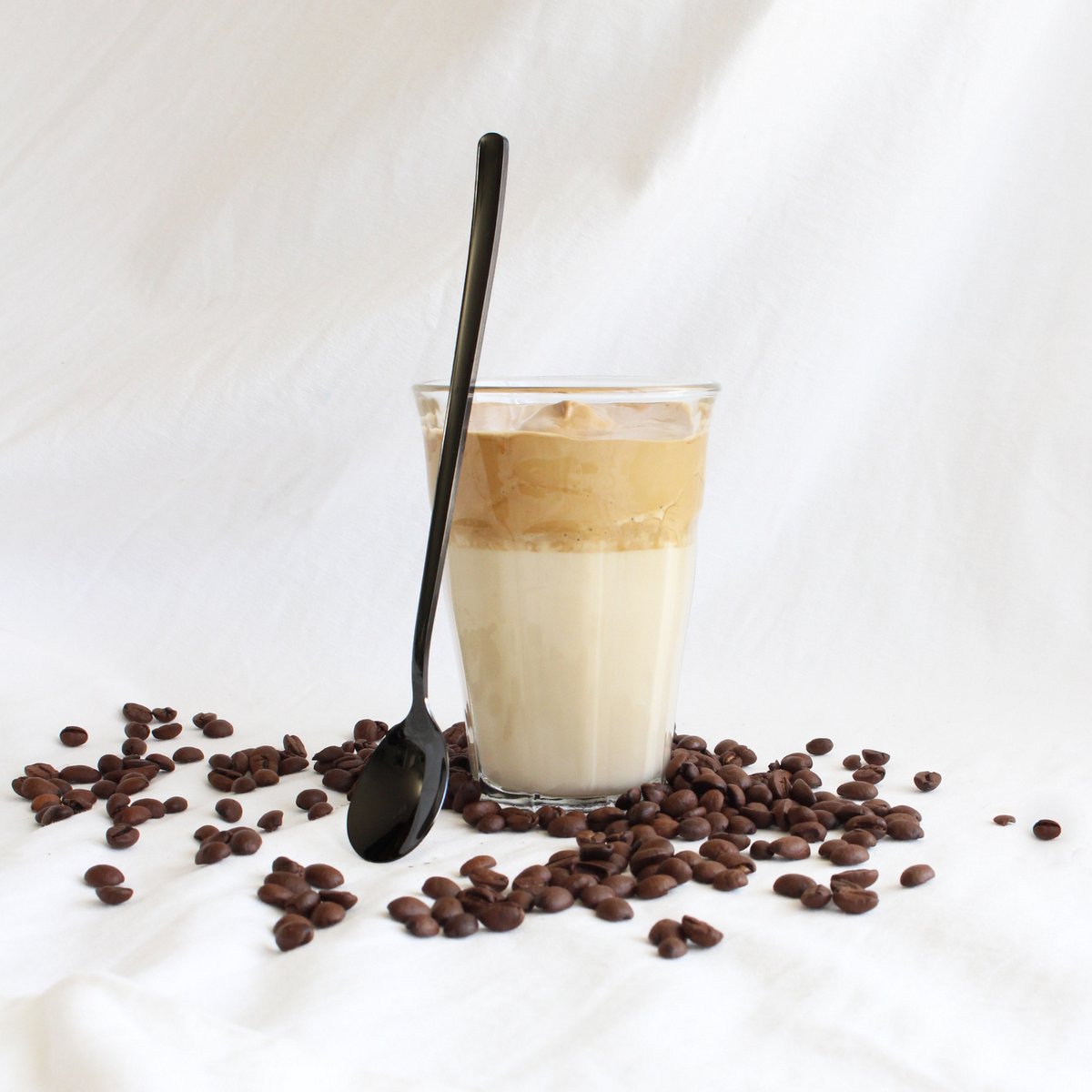 Macchiato Lepels 20cm Zwart 6 Stuks