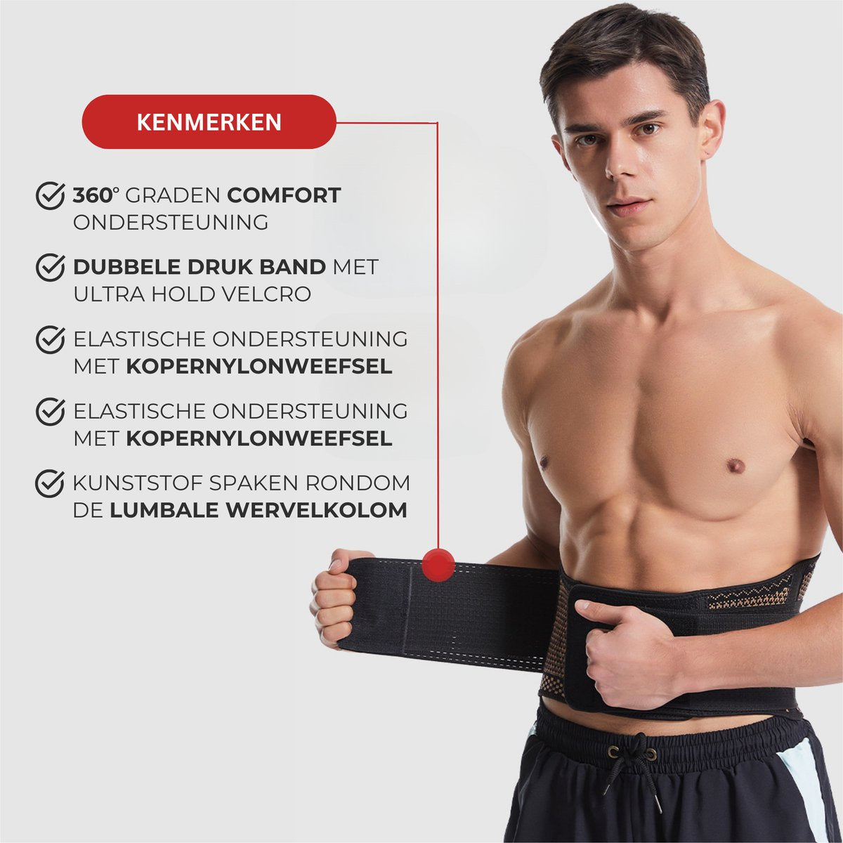 Back Support - Rugbrace Koper