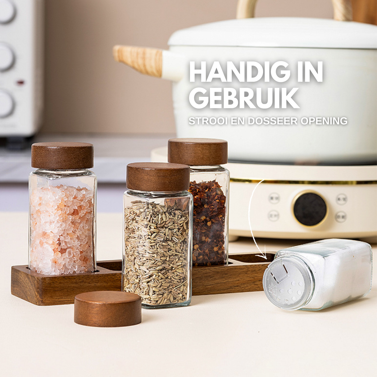 Kruidenpotjes Acaciahout