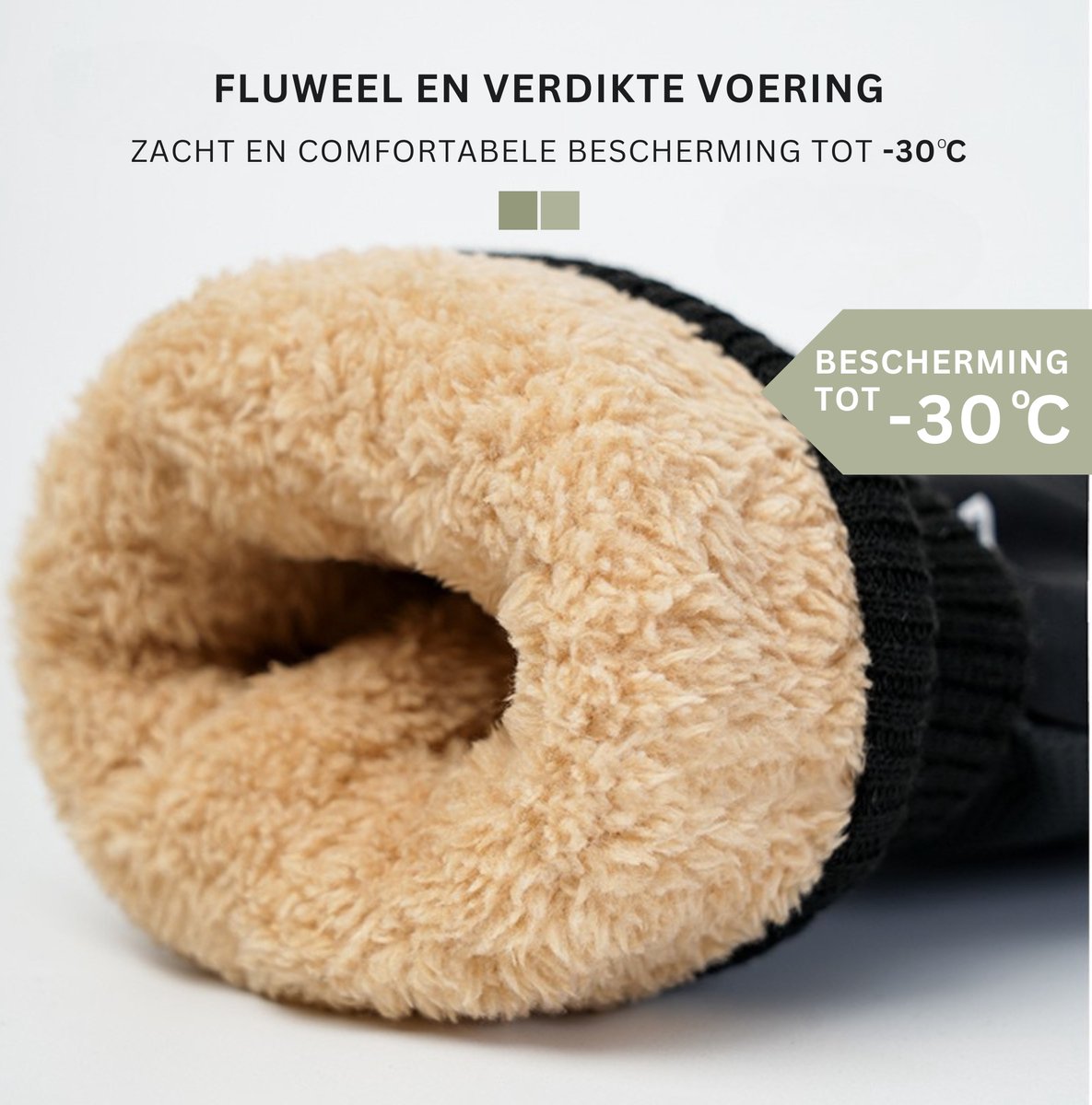 Ski Handschoenen 1 Paar Zwart