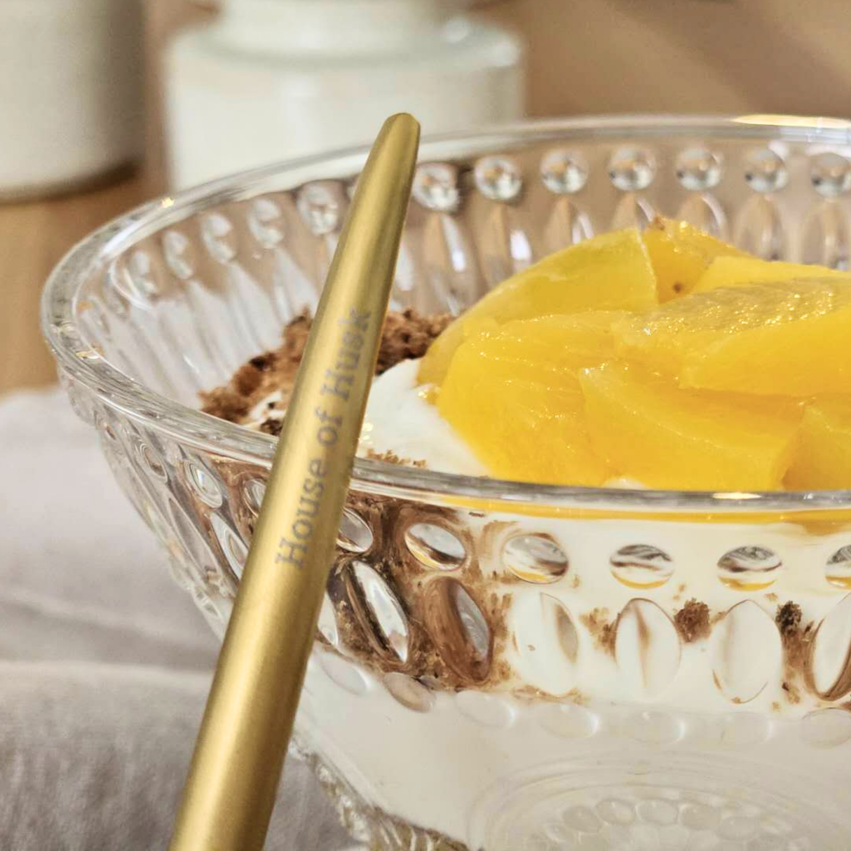 Theelepels 13cm Mat Goud 6 Stuks