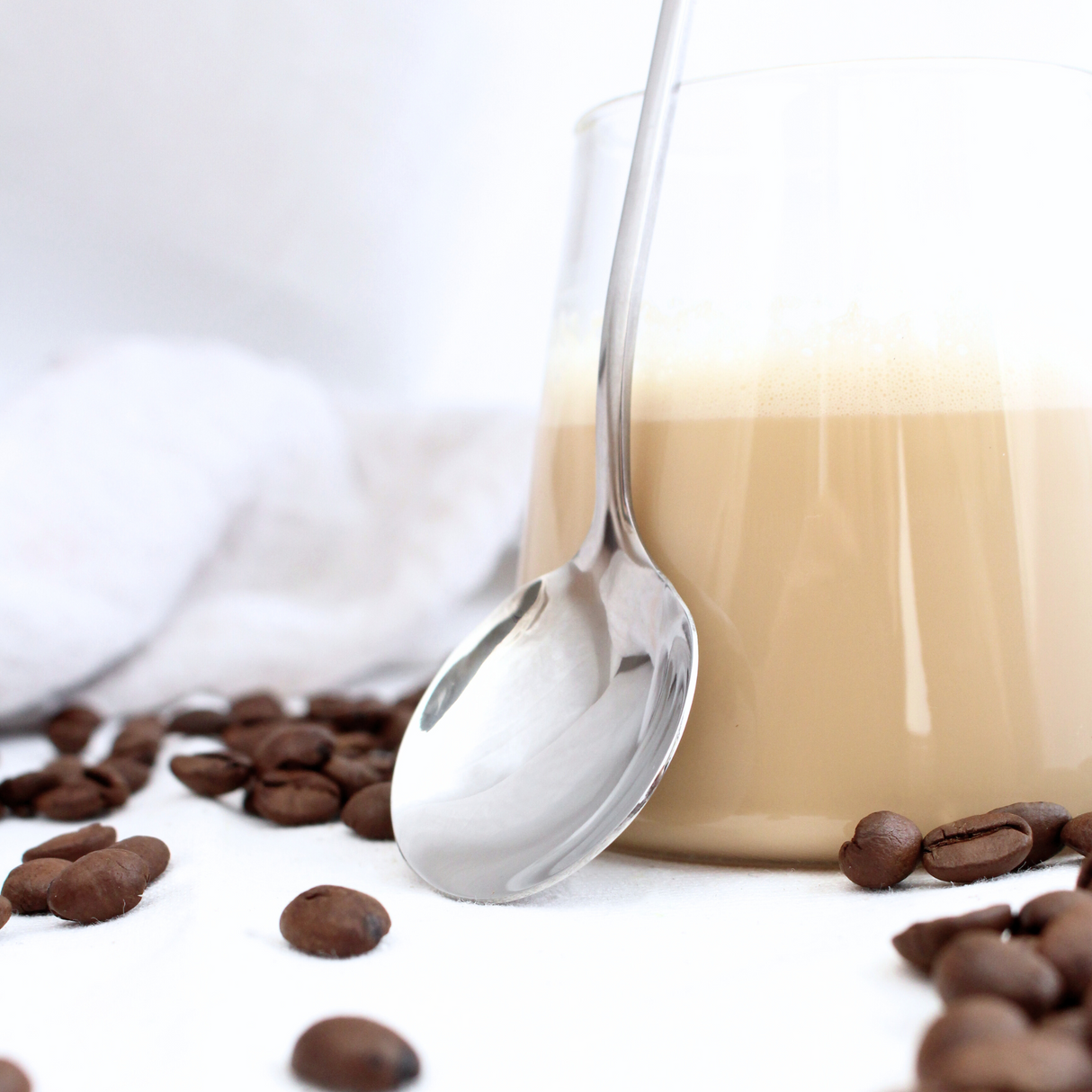 Latte Macchiato 19cm Lepels Zilver