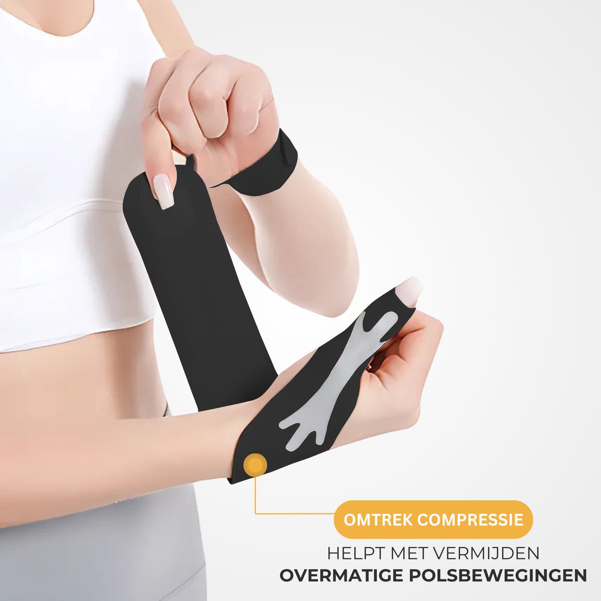 Duimbrace Dun 1 Paar Zwart