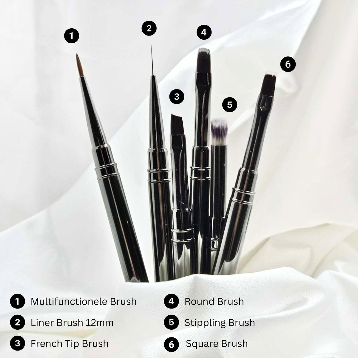 12 delige Nail Art Penselen Set