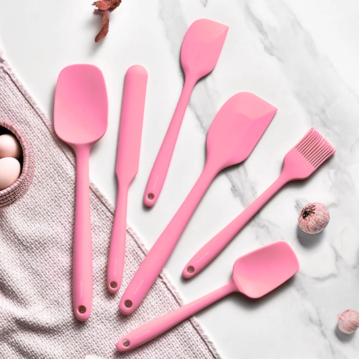 Siliconen Spatel Set Roze