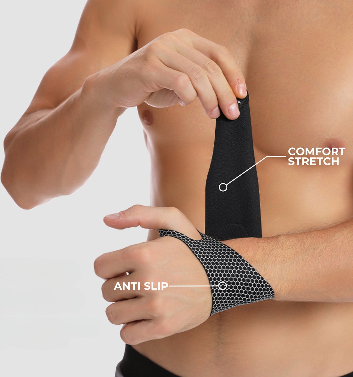 Wrist Wraps Dun 1 Paar