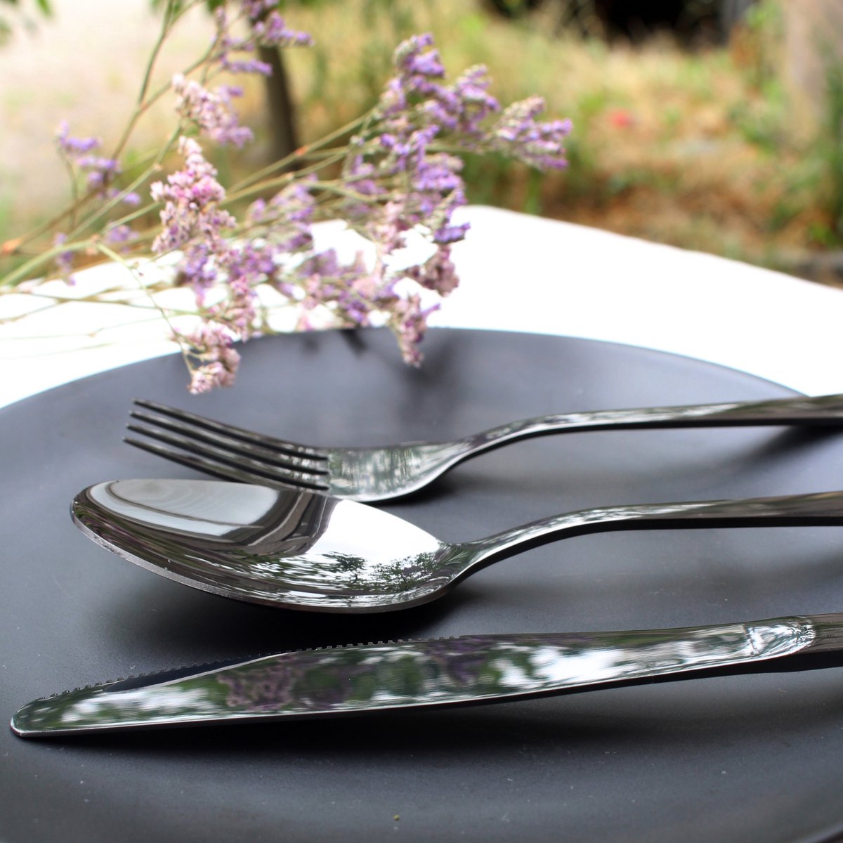 Reisbestek 7 Delig Zwart