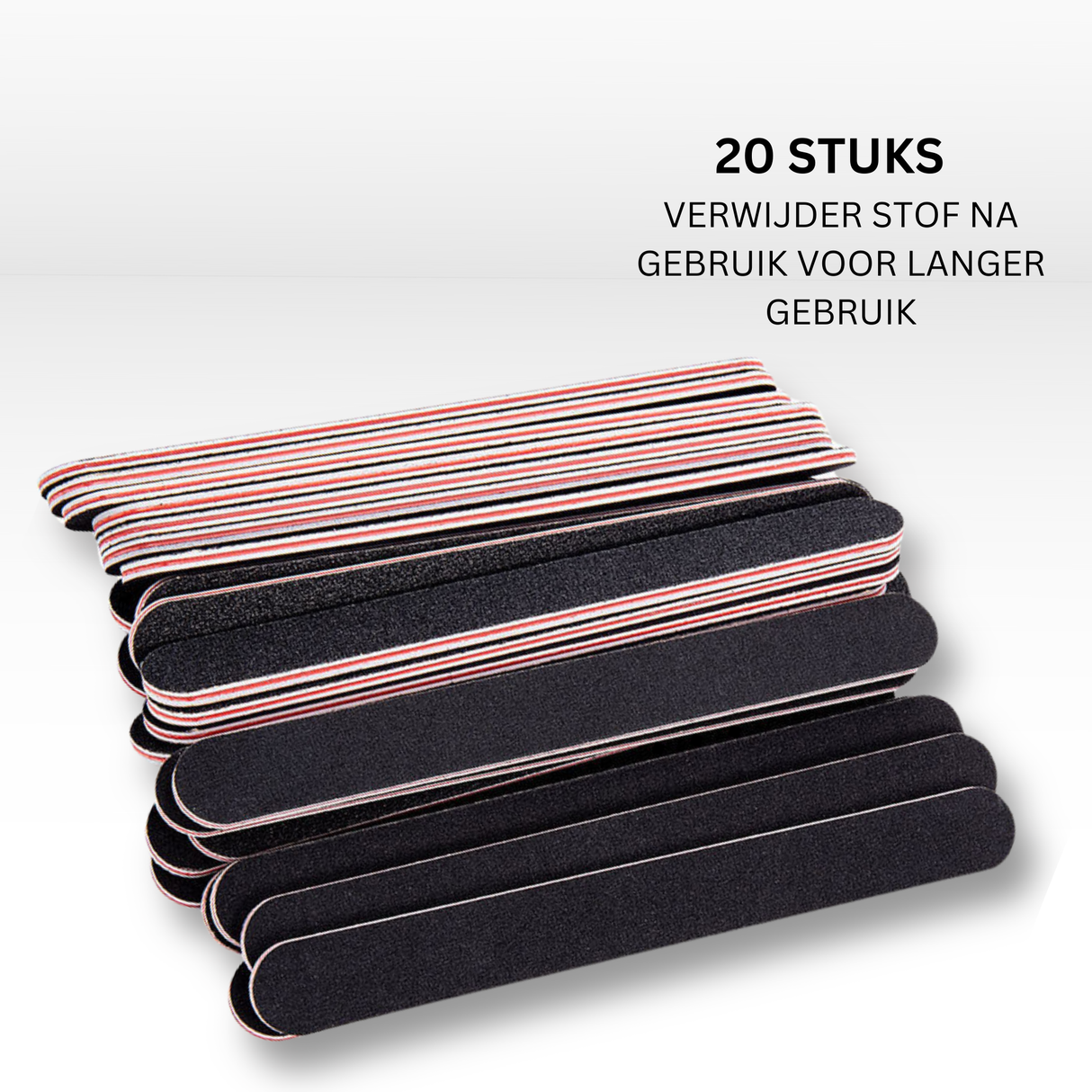 Zebra Nagelvijl Zwart 20 Stuks