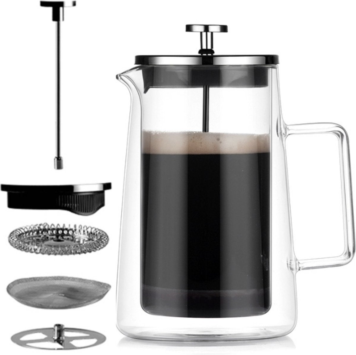 Dubbelwandige Cafetière 1L