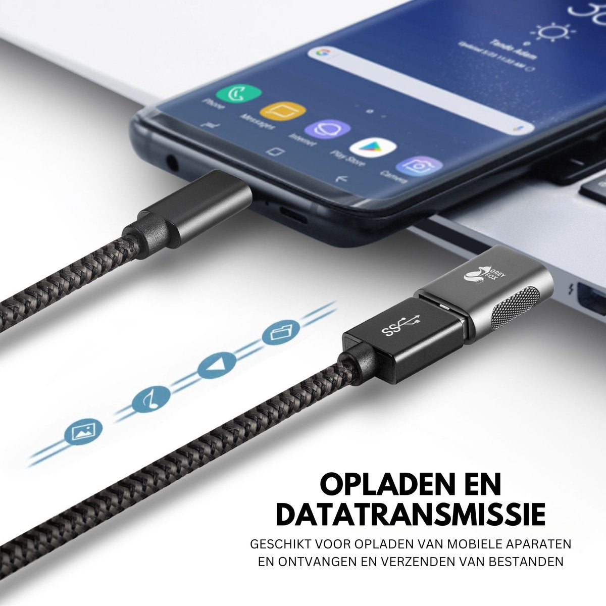 USB-C naar USB-A Converter 4 Stuks