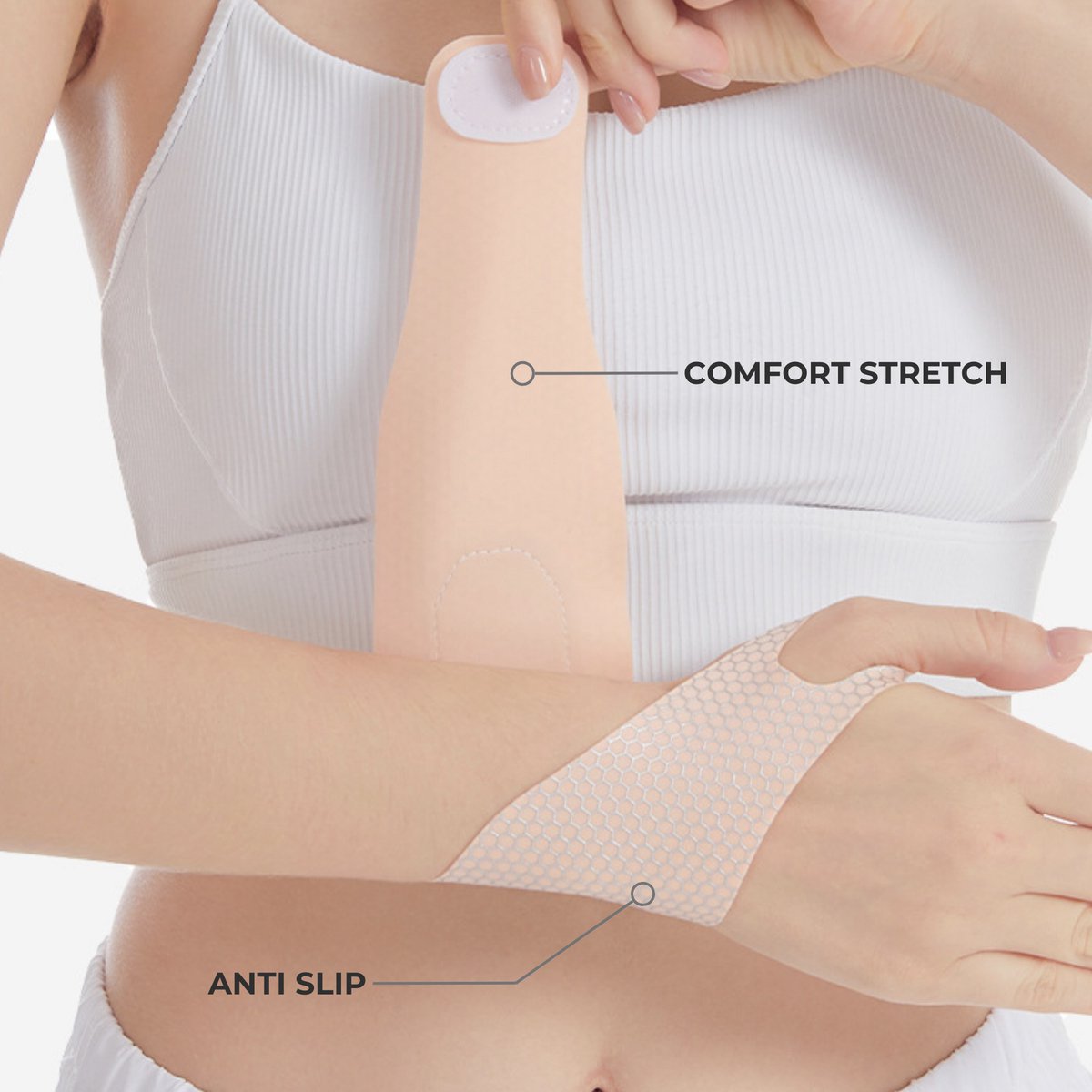 Wrist Wraps Dun 1 Paar