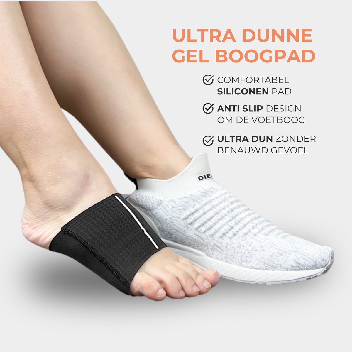 Voetboogbrace 2 Stuks Zwart