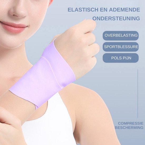 Wrist Wraps 1 Paar Paars