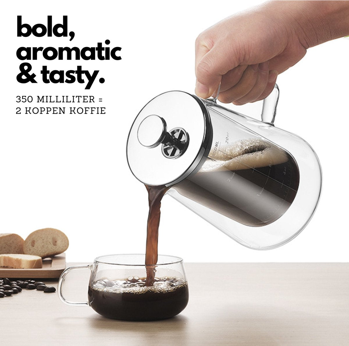 Dubbelwandige Cafetière 0.35L