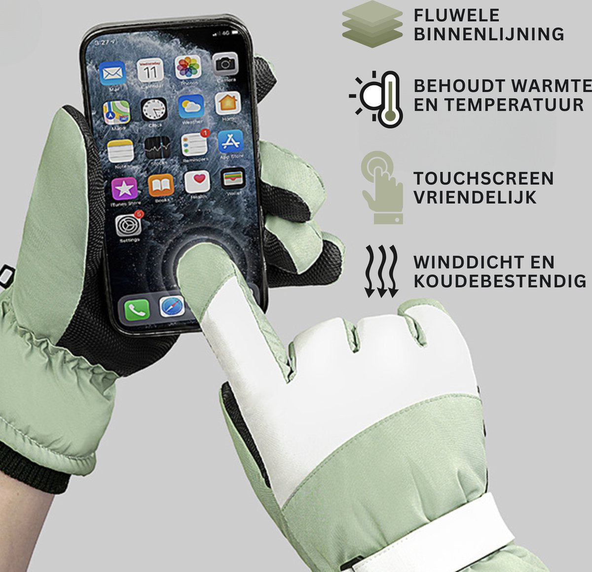 Ski Handschoenen 1 Paar Grone