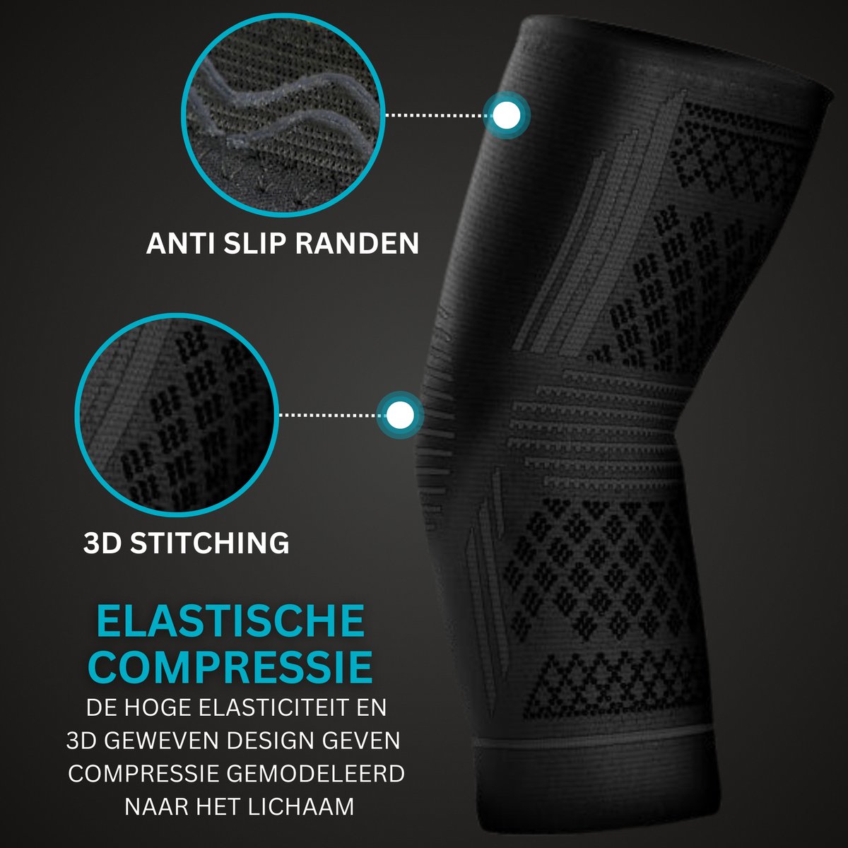 Elleboog Brace Zwart 1 Paar