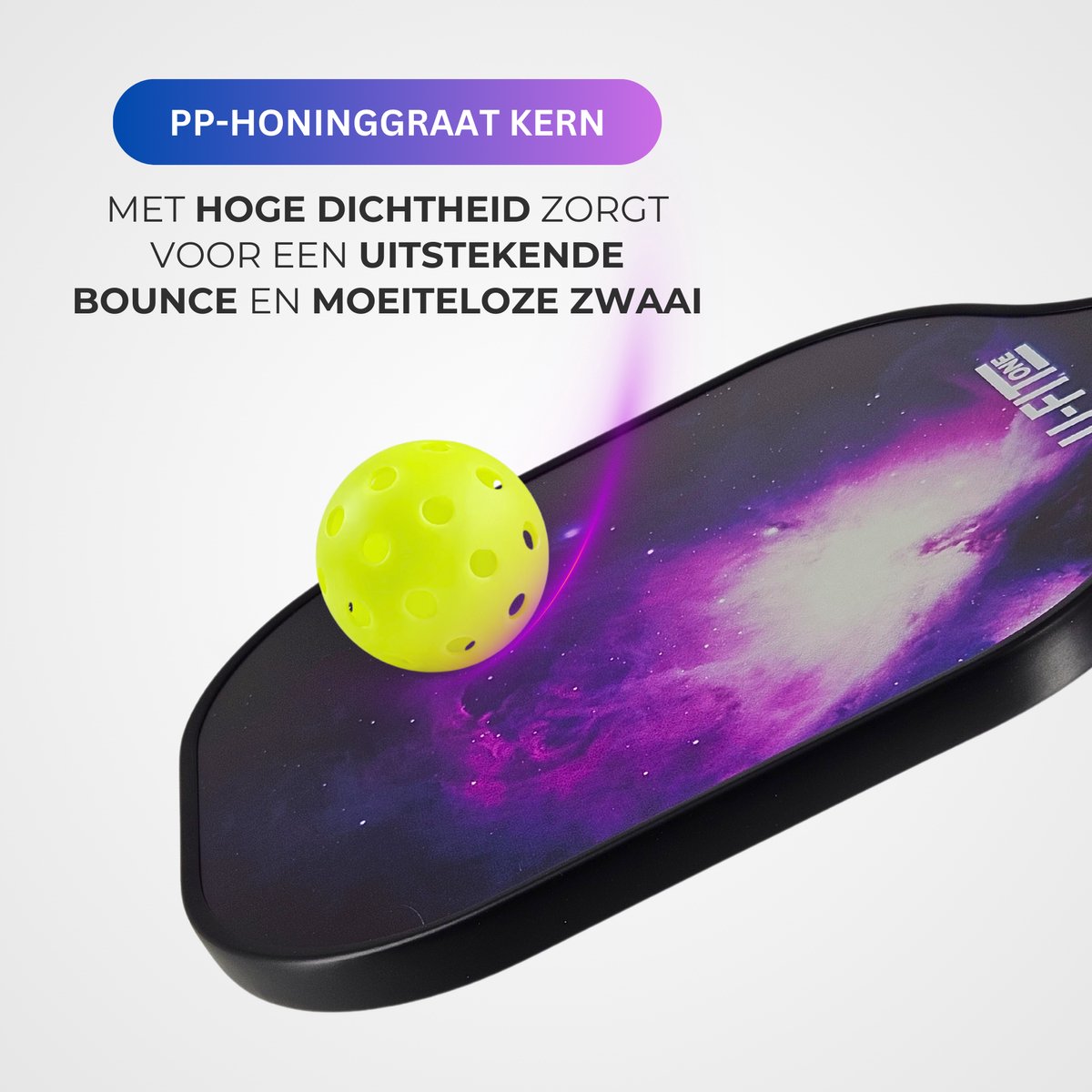 Pickleball Set met Ballen Paars